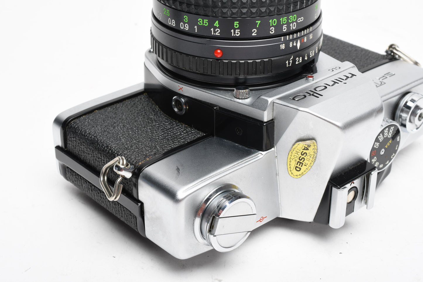 Minolta SRT-201 35mm SLR w/Rokkor-X 50mm f1.7 lens, new seals, tested