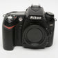Nikon D90 DSLR body, batt, charger, strap, Only 15,741 Acts, very clean, tested