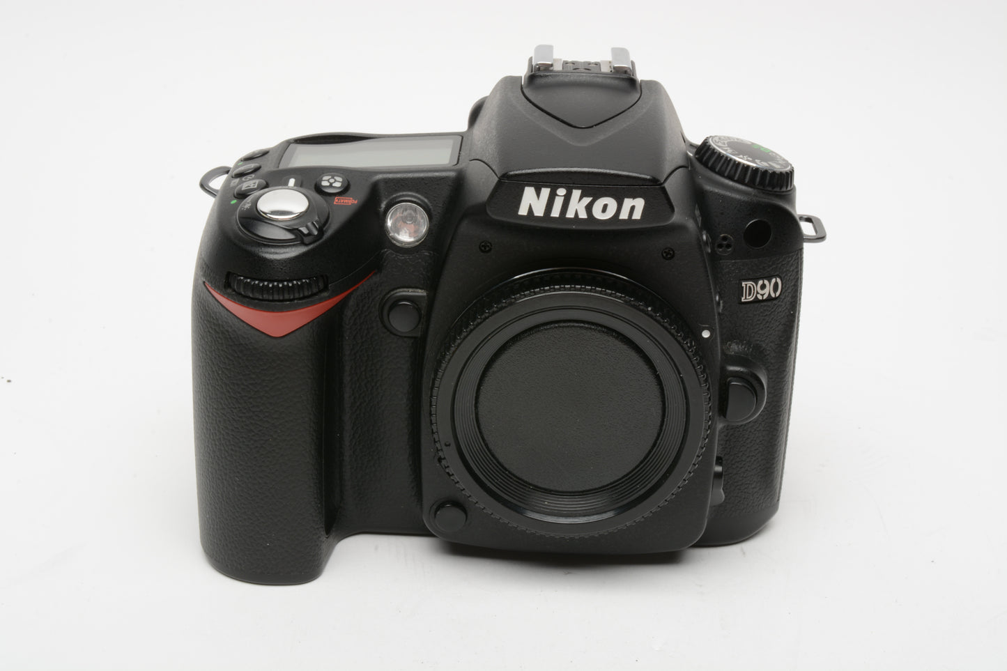 Nikon D90 DSLR body, batt, charger, strap, Only 15,741 Acts, very clean, tested