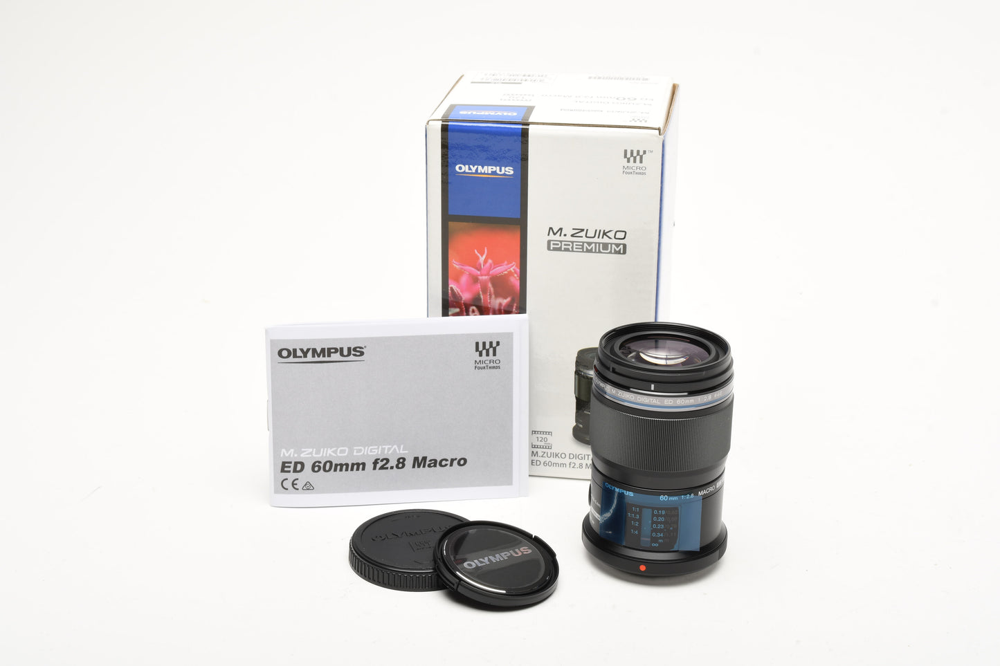 Olympus Digital 60mm f2.8 Macro ED lens for Micro 4/3 mount NEW