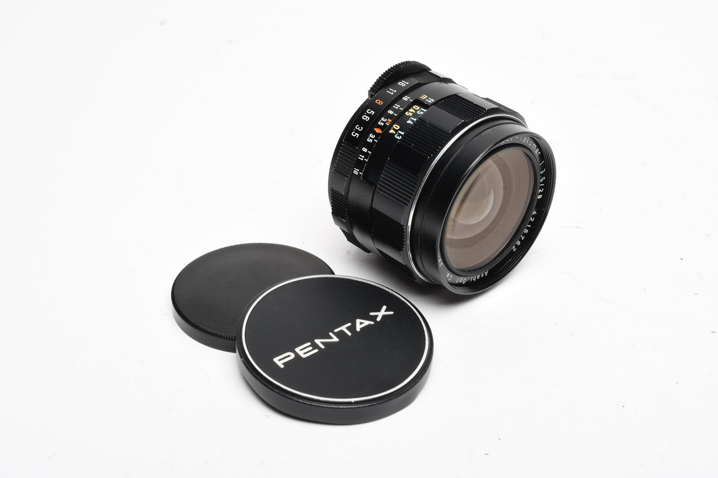 Pentax Super-Takumar 28mm f3.5 M42 mount lens, caps, Great!