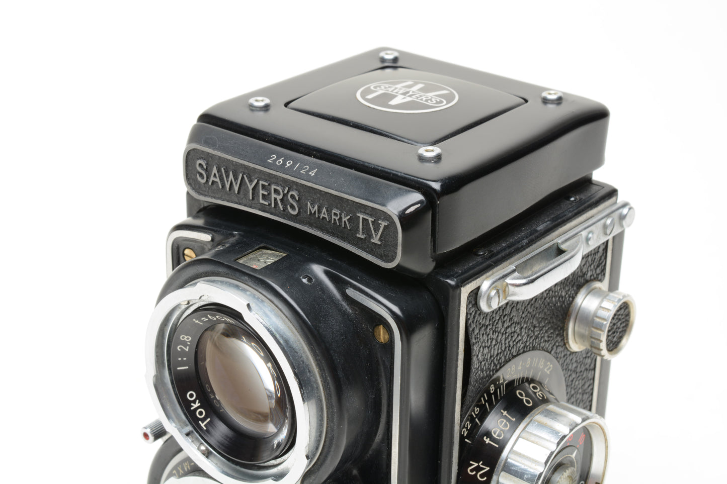 Sawyer's Mark IV 127 format camera w/Topcor 6cm f2.8, works great
