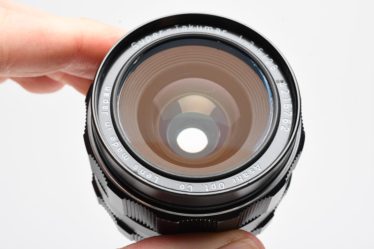 Pentax Super-Takumar 28mm f3.5 M42 mount lens, caps, Great!