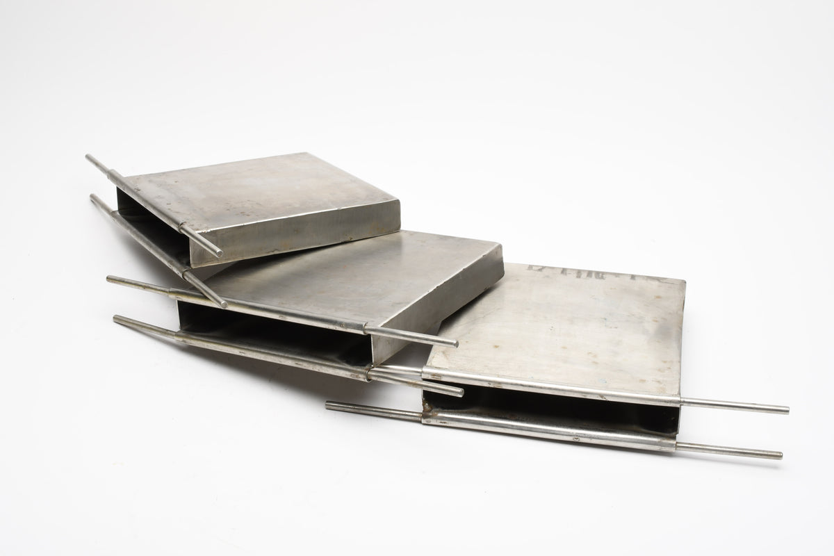 3X Stainless steel Dip and Dunk basin tank measures 7.5x7.5x1.25", Great for 4x5+++