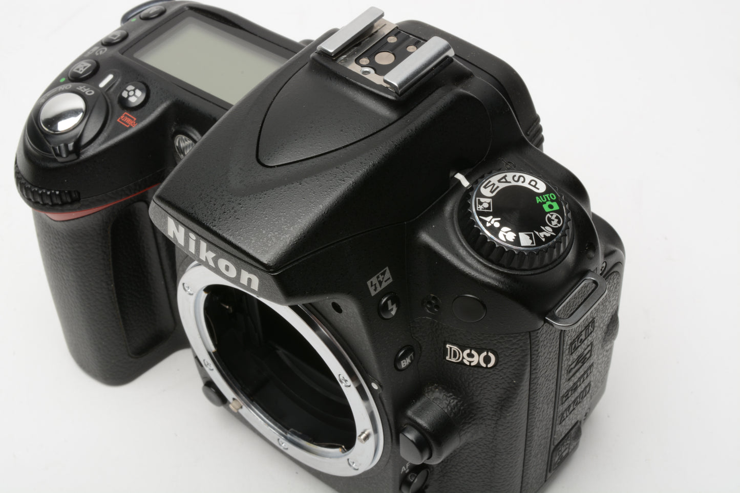 Nikon D90 DSLR body, batt, charger, strap, Only 15,741 Acts, very clean, tested