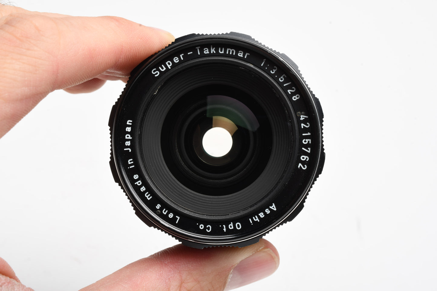 Pentax Super-Takumar 28mm f3.5 M42 mount lens, caps, Great!