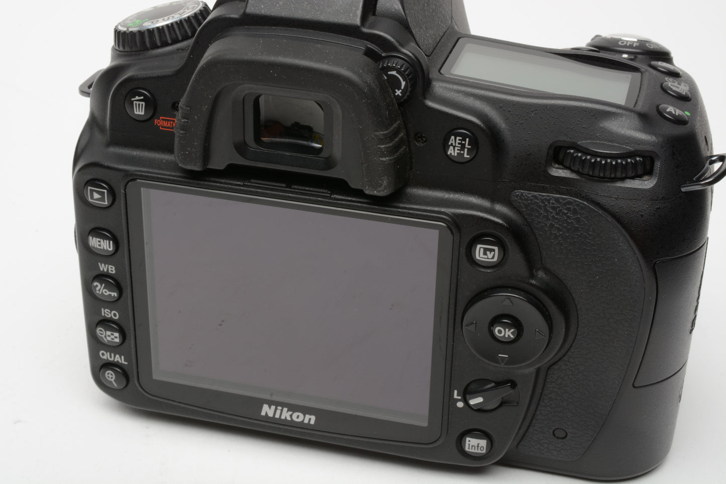 Nikon D90 DSLR body, batt, charger, strap, Only 15,741 Acts, very clean, tested