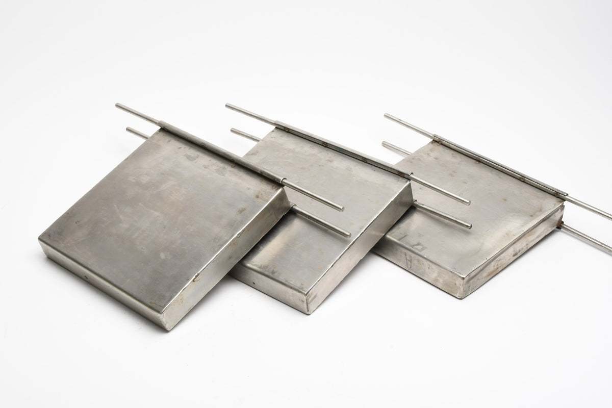 3X Stainless steel Dip and Dunk basin tank measures 7.5x7.5x1.25", Great for 4x5+++