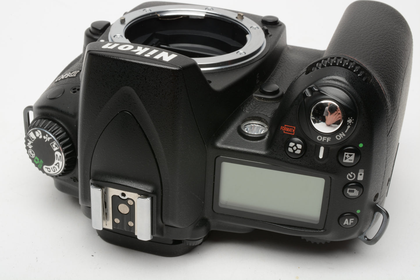 Nikon D90 DSLR body, batt, charger, strap, Only 15,741 Acts, very clean, tested