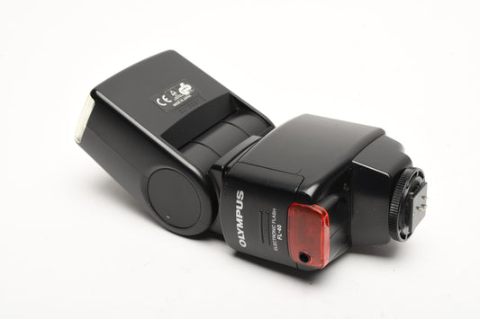 Olympus FL-40 Electronic flash, works great - *Cracked LCD screen