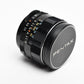 Pentax Super-Takumar 28mm f3.5 M42 mount lens, caps, Great!