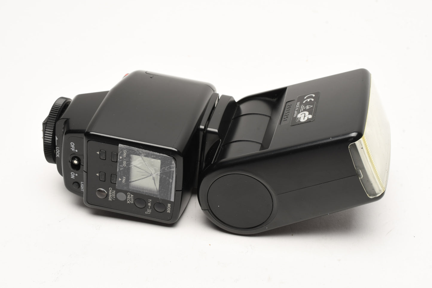 Olympus FL-40 Electronic flash, works great - *Cracked LCD screen