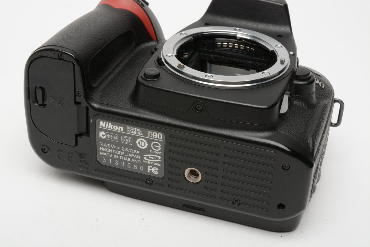 Nikon D90 DSLR body, batt, charger, strap, Only 15,741 Acts, very clean, tested