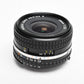 Nikon Series E 28mm f2.8 AI-S prime lens, caps, very clean & sharp, Mint-