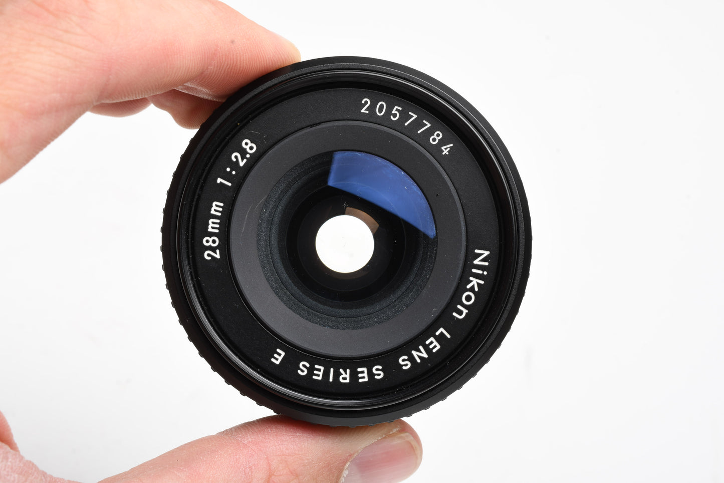 Nikon Series E 28mm f2.8 AI-S prime lens, caps, very clean & sharp, Mint-