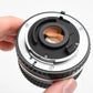 Nikon Series E 28mm f2.8 AI-S prime lens, caps, very clean & sharp, Mint-