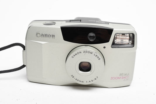 Canon Prima Zoom Shot 35mm Point&Shoot w/38-60mm zoom, Tested, Good!