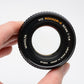 Minolta MD Rokkor-X 50mm f1.4 prime lens w/caps, clean and sharp!