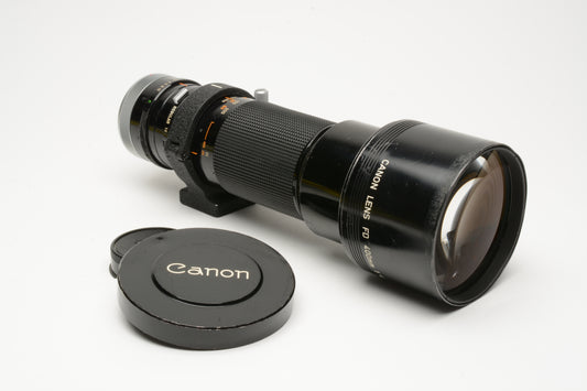 Canon 400mm f4.5 FD SSC FD Mount lens, Nice glass, sharp, tested