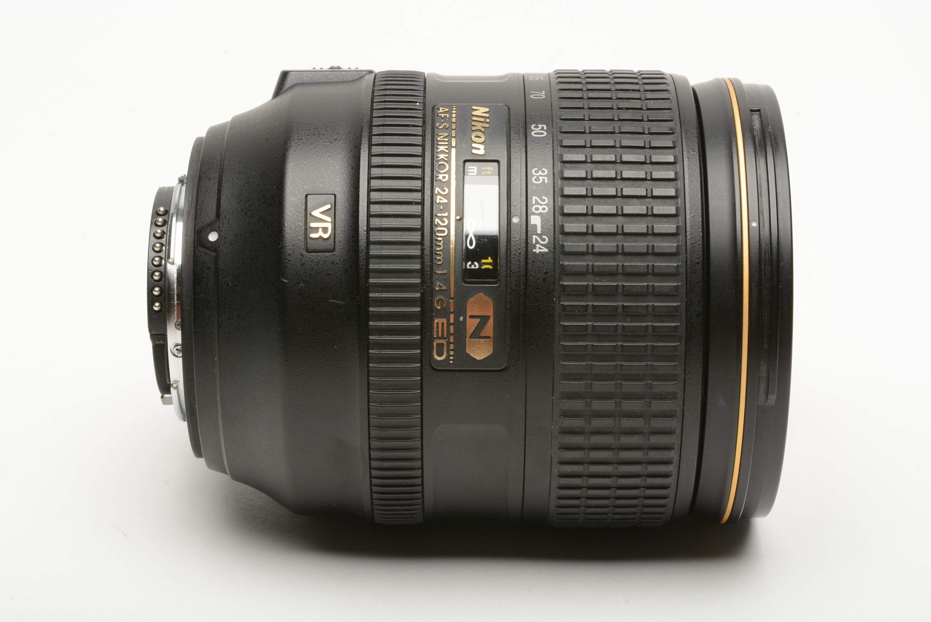 Nikon AF-S Nikkor 24-120 f4 G ED N Lens w/UV, Hood, Caps, USA Version