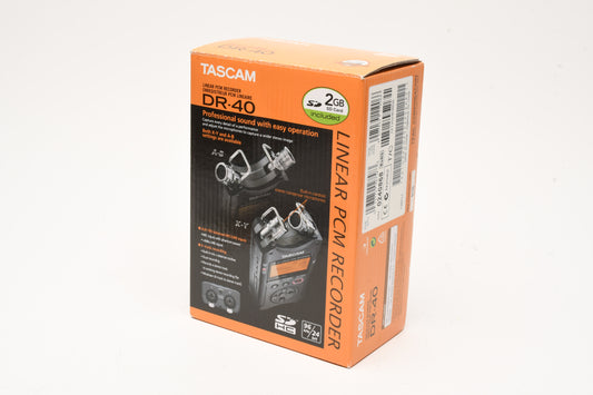 Tascam DR-40 Linear PCM Recorder - NIB