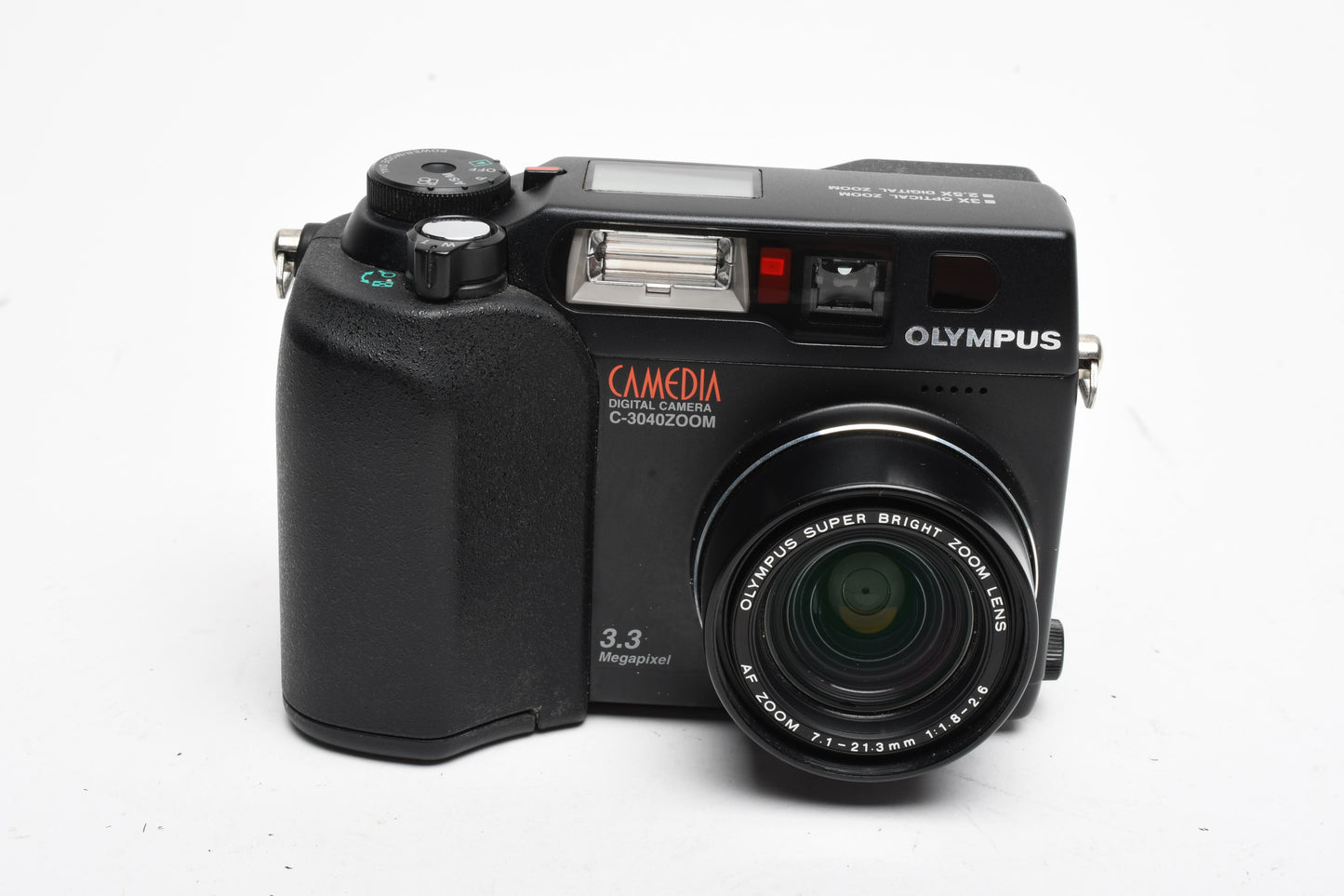 Olympus C3040 Zoom 3.3MP Digital Point&Shoot camera, 128MB card, tested, clean