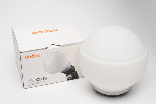 Godox ML-CD15 Diffuser Dome in Box, Godox Mount