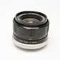 Olympus G.Zuiko Auto-W 35mm f2.8 wide lens for M42 Mount, case, caps, clean!