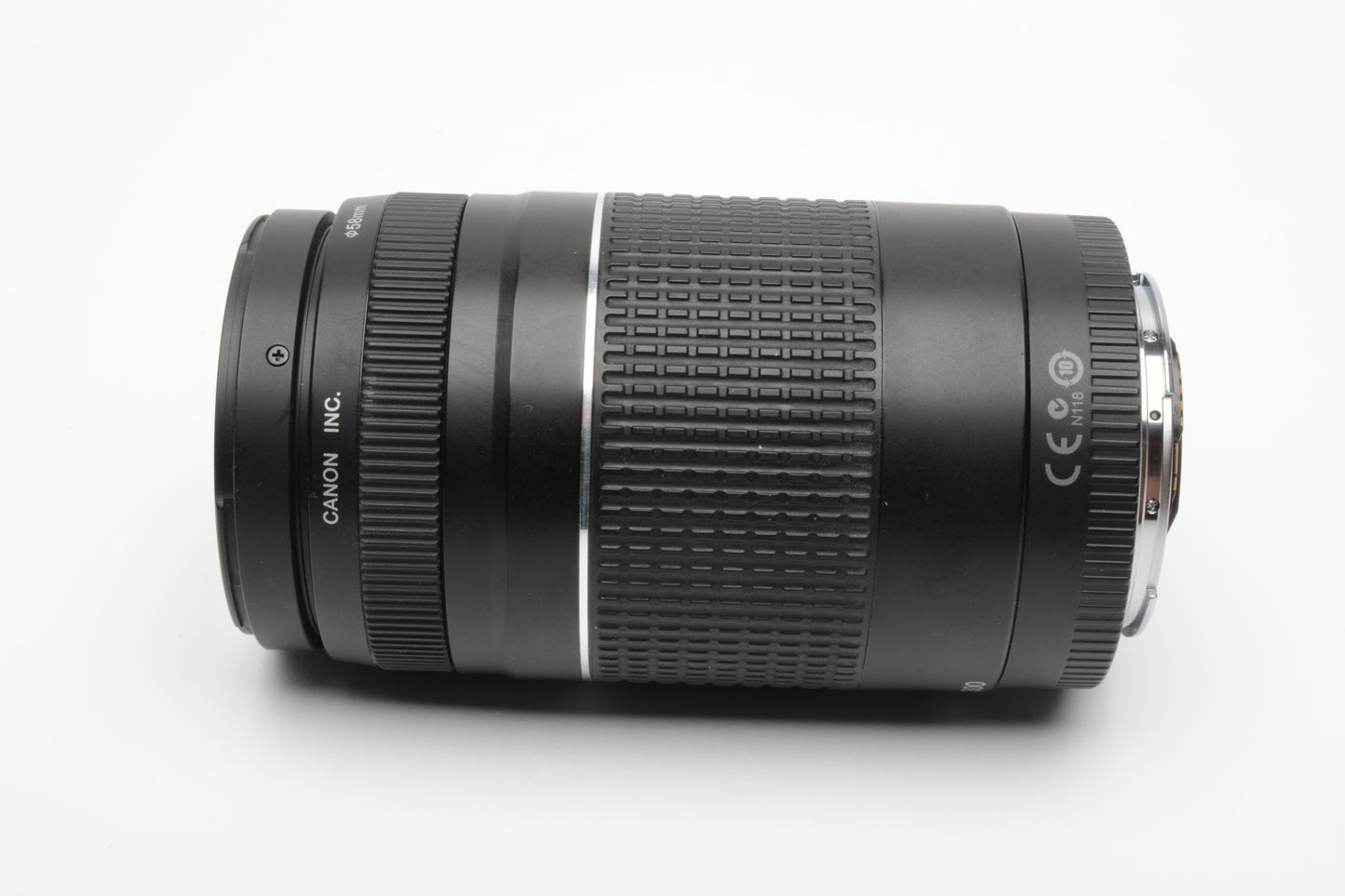 Canon EF 75-300mm f4-5.6 III Telephoto zoom lens, caps, tested