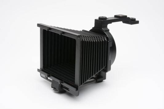 Braun bellows & filter holder ~85mm x 110mm opening, nice & clean