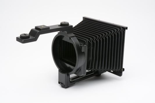 Braun bellows & filter holder ~85mm x 110mm opening, nice & clean