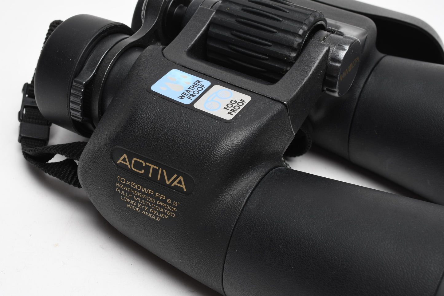 Minolta Activa 10x50WP FP 6.5° Binoculars - Great quality, Caps+Case
