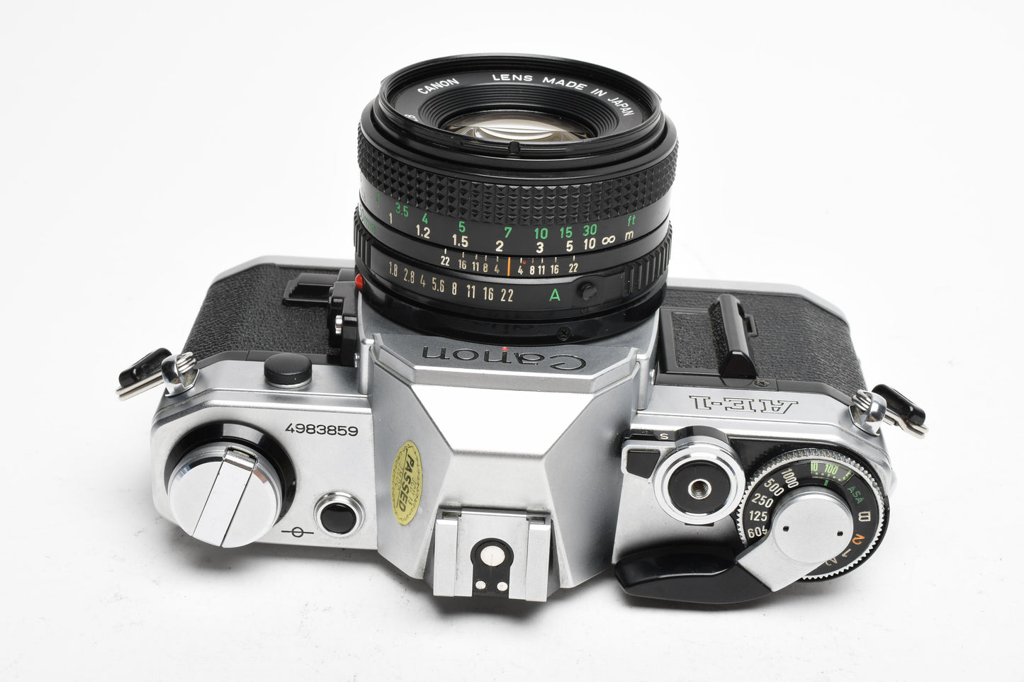 Canon AE-1 35mm SLR Camera w/50mm f1.8 Lens, New Seals! Great!