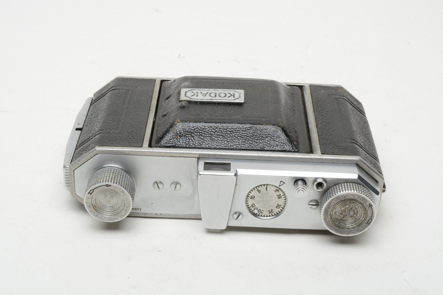 Kodak Retina 1 Type 010 Folding Camera Chrome w/Rodenstock 5cm f3.5, Works!