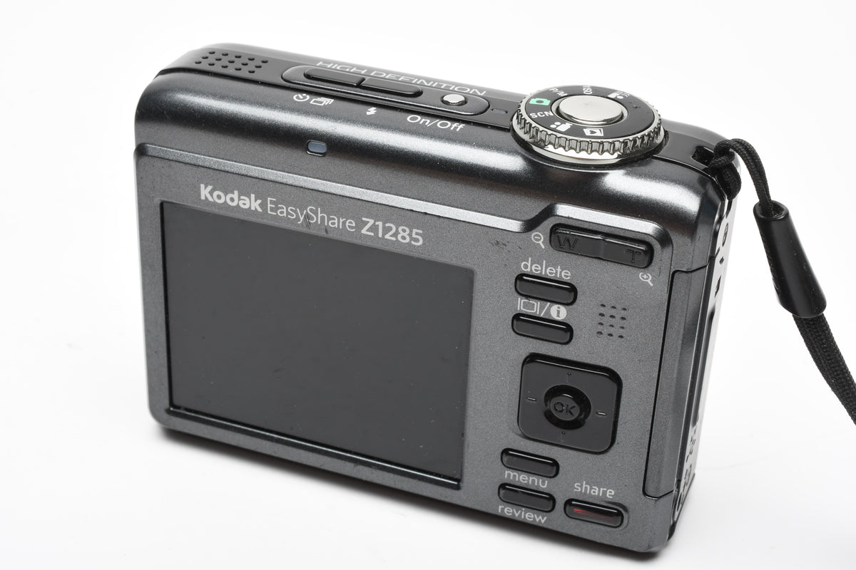 Kodak Z1285 12MP Digital Point&Shoot HD w/1GB SD, Strap, Tested