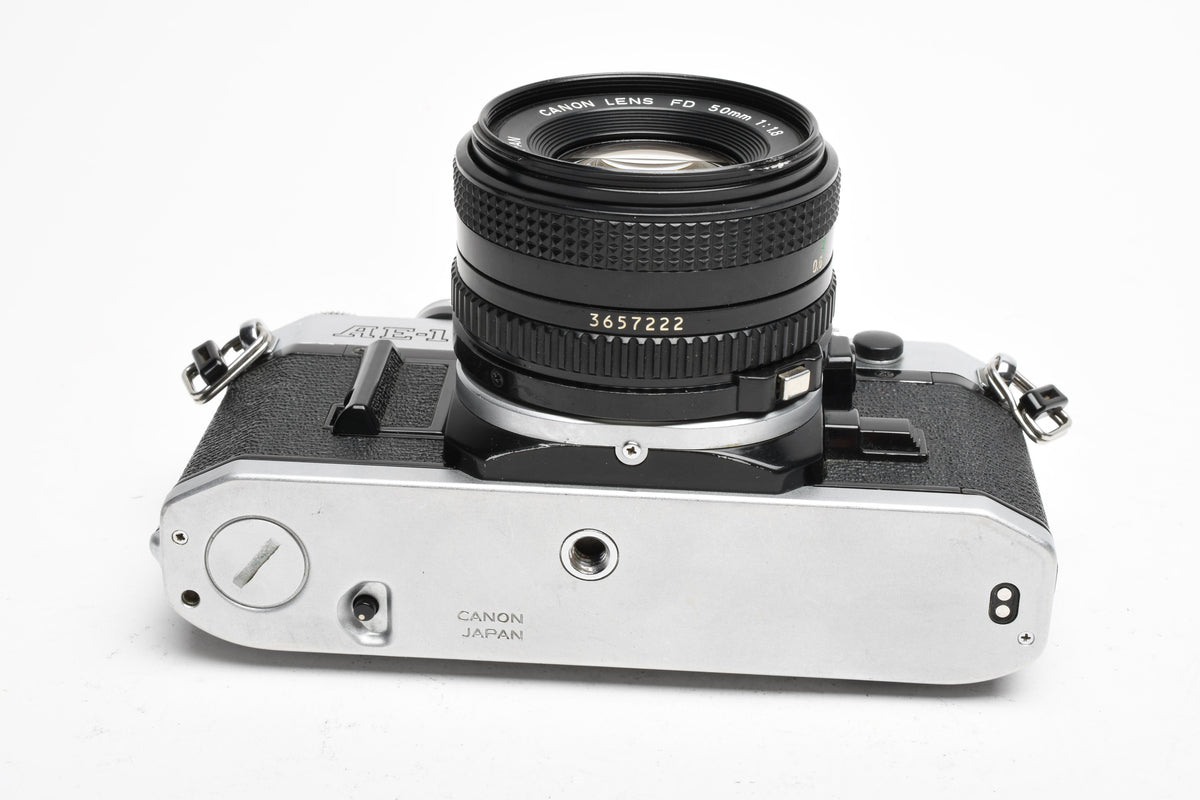 Canon AE-1 35mm SLR Camera w/50mm f1.8 Lens, New Seals! Great!