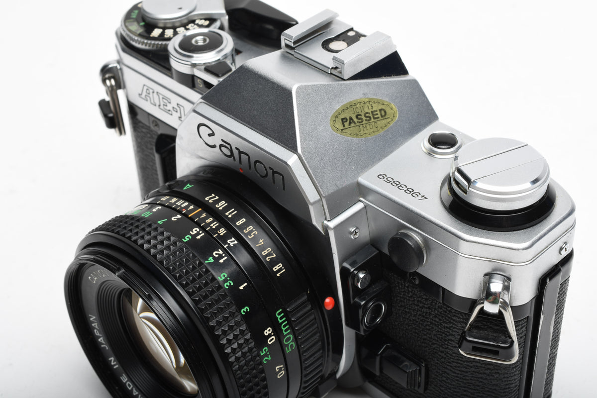 Canon AE-1 35mm SLR Camera w/50mm f1.8 Lens, New Seals! Great!