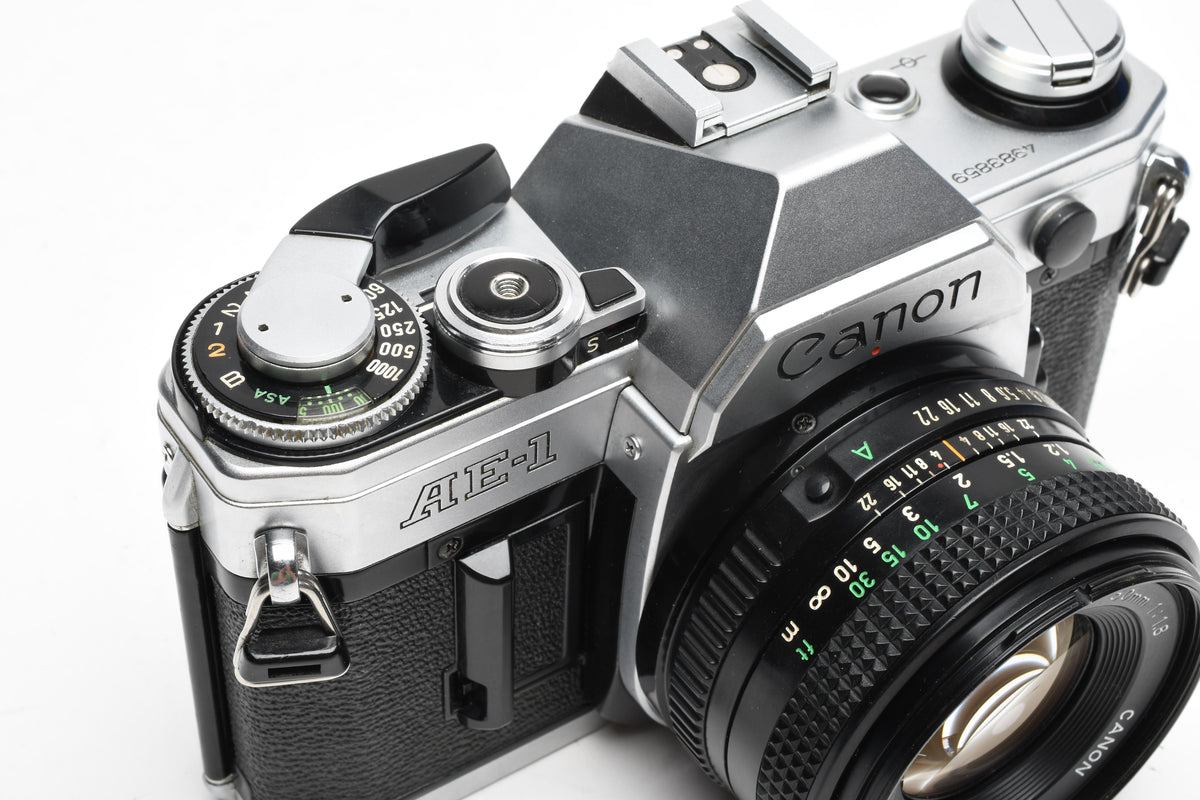 Canon AE-1 35mm SLR Camera w/50mm f1.8 Lens, New Seals! Great!