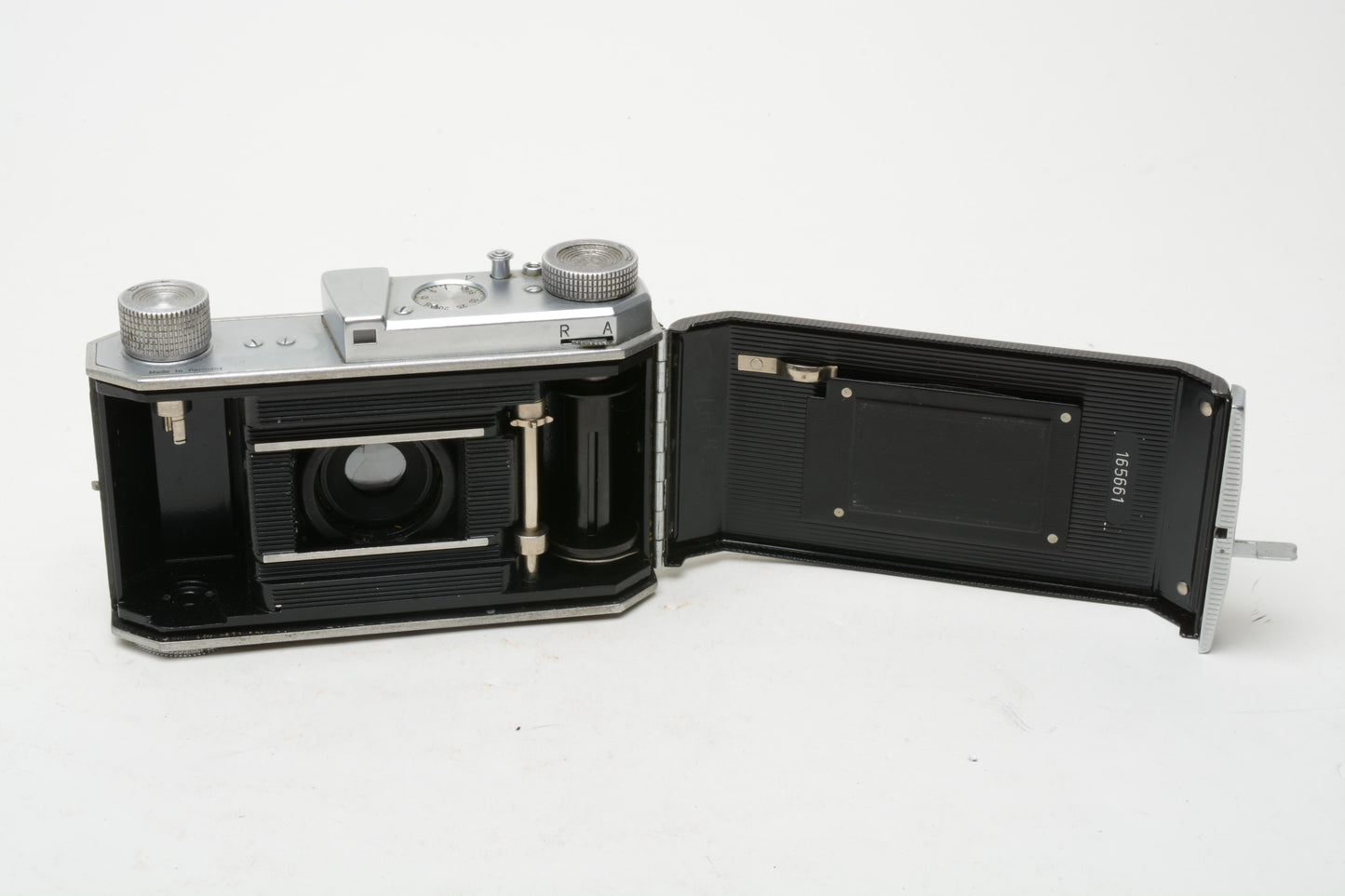 Kodak Retina 1 Type 010 Folding Camera Chrome w/Rodenstock 5cm f3.5, Works!