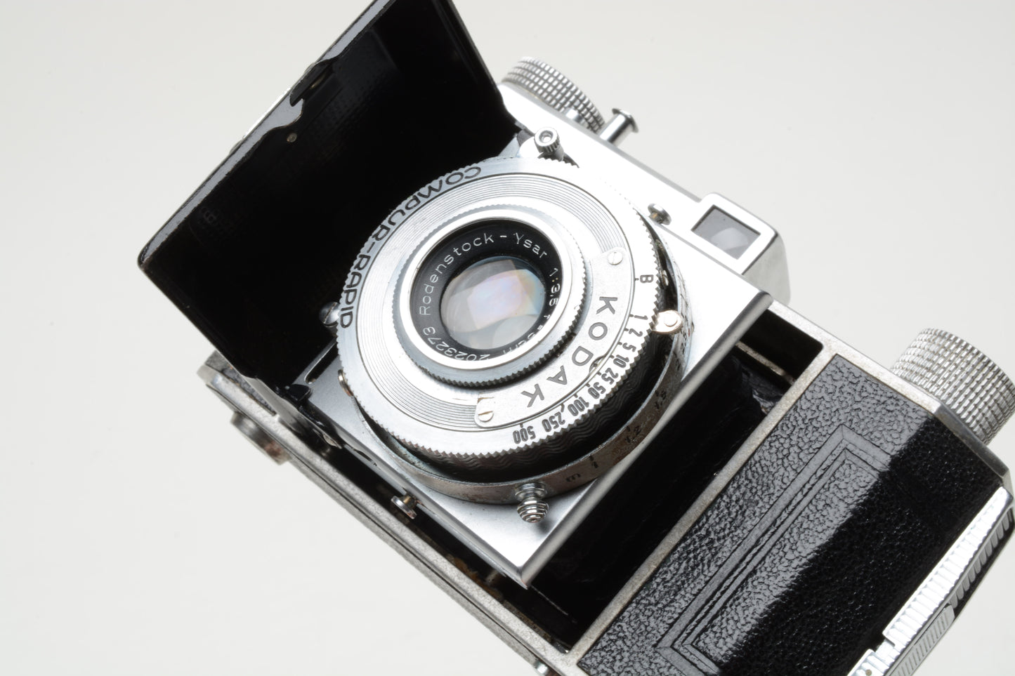 Kodak Retina 1 Type 010 Folding Camera Chrome w/Rodenstock 5cm f3.5, Works!