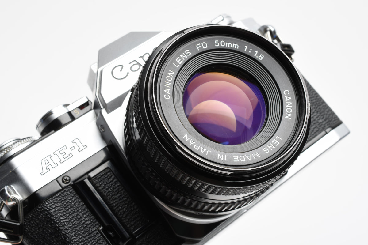 Canon AE-1 35mm SLR Camera w/50mm f1.8 Lens, New Seals! Great!