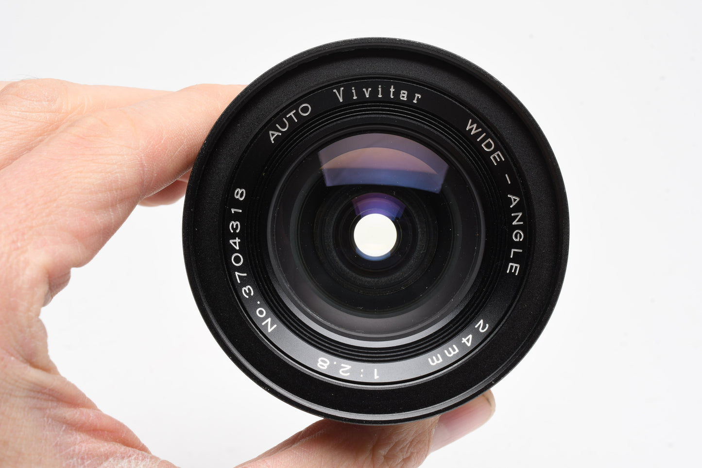 Vivitar 24mm f2.8 Wide-Angle lens For Nikon Non-Ai Lens mount, +Pouch