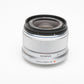 Olympus M. Zuiko 25mm f1.8 MSC lens (Silver), caps, hood, Clean