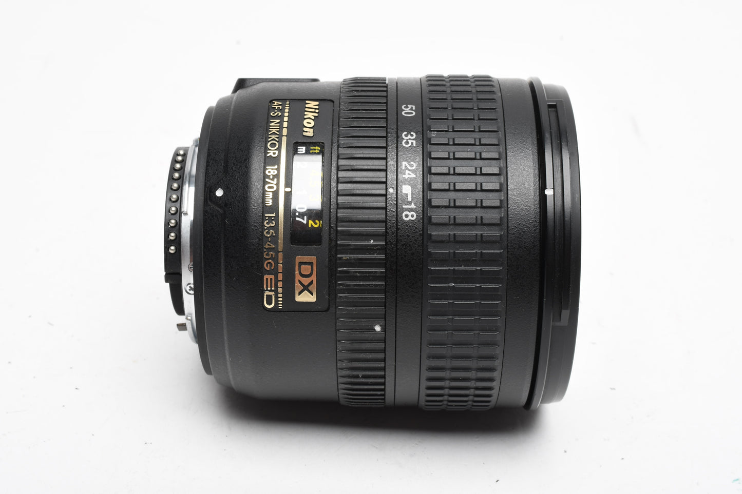 Nikon AF-S Nikkor 18-70mm f3.5-4.5 G ED DX IF Lens, Caps, UV, Nice!