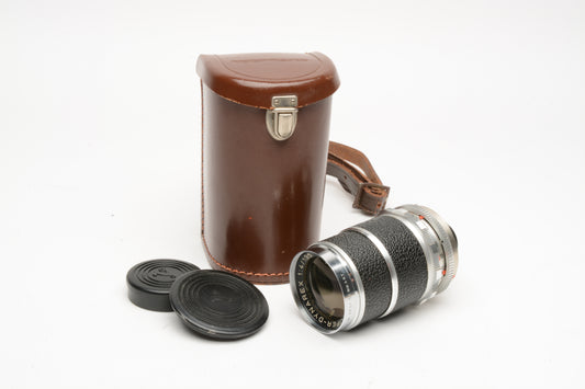 Voigtlander Super-Dynarex 135mm f4 DKL Mount, Caps+Case
