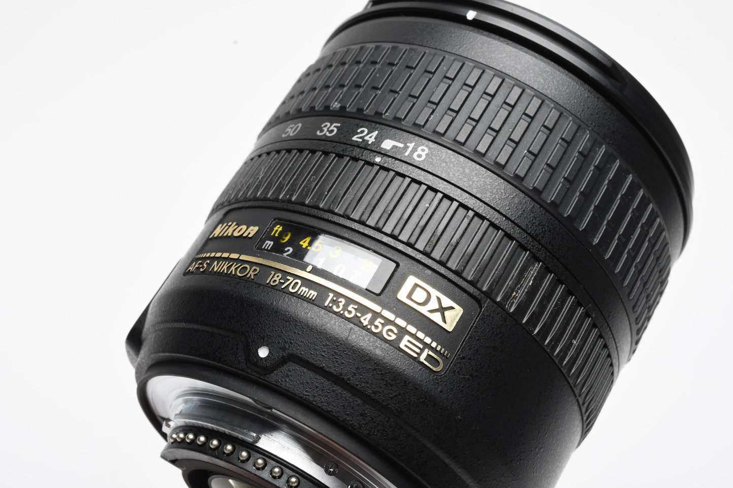 Nikon AF-S Nikkor 18-70mm f3.5-4.5 G ED DX IF Lens, Caps, UV, Nice!