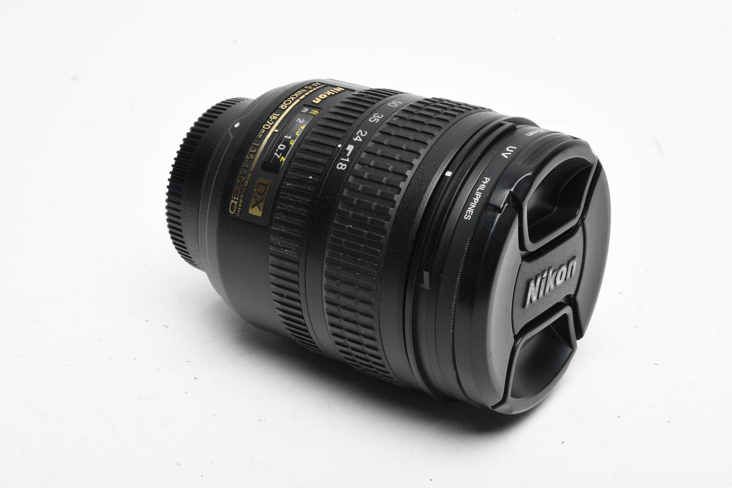 Nikon AF-S Nikkor 18-70mm f3.5-4.5 G ED DX IF Lens, Caps, UV, Nice!