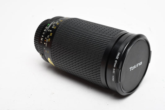 Tokina SZ-X 60-300mm f4-5.6 zoom lens for Pentax PK Mount, UV, Great!