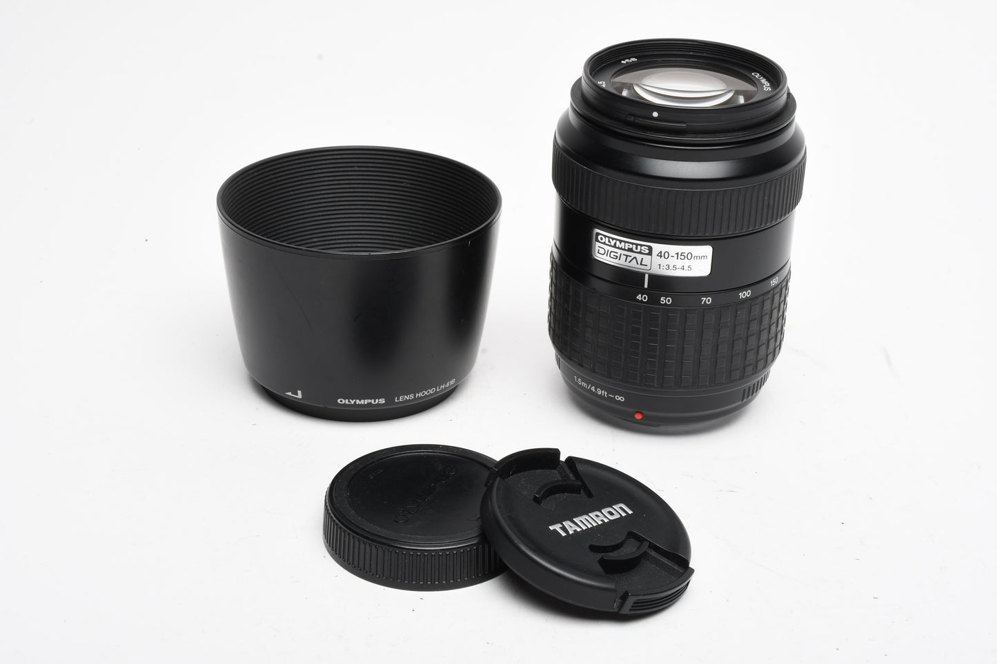 Olympus Digital 40-150mm f3.5-4.5 Zoom Lens for 4/3 Mount, Hood, Great