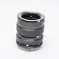 Vivitar Auto Extension Tube AT-5 for Minolta MD w/Case (12, 20, 36mm)